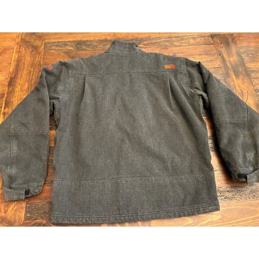 Ariat FRC Work Jacket Waterproof Insulated Fire Resistant Men Size Large Utility